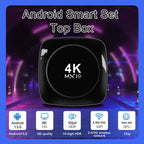 MX10-4K Android 13 TV Box – 5G WiFi, Ultra HD 4K Streaming Media Player with HDR Support – Smart Mini Set Top Box
