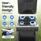 4-Burner Outdoor Gas Stove with Detachable Legs – Portable Propane Cooking Station for Camping, RVs, Backyard BBQs, Tailgating & Patio Events