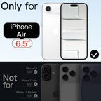 Magnetic Clear Case for iPhone 17 Air 6.5" (2025) | MagSafe Compatible Shockproof Transparent Bumper Cover with Anti-Scratch Hard Back & Wireless Charging Protection