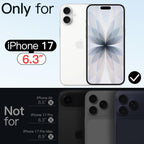 Magnetic Clear Case for iPhone 17 6.3" (2025) | MagSafe Compatible Transparent Shockproof Bumper Cover with Anti-Scratch Hard Back & Wireless Charging Support