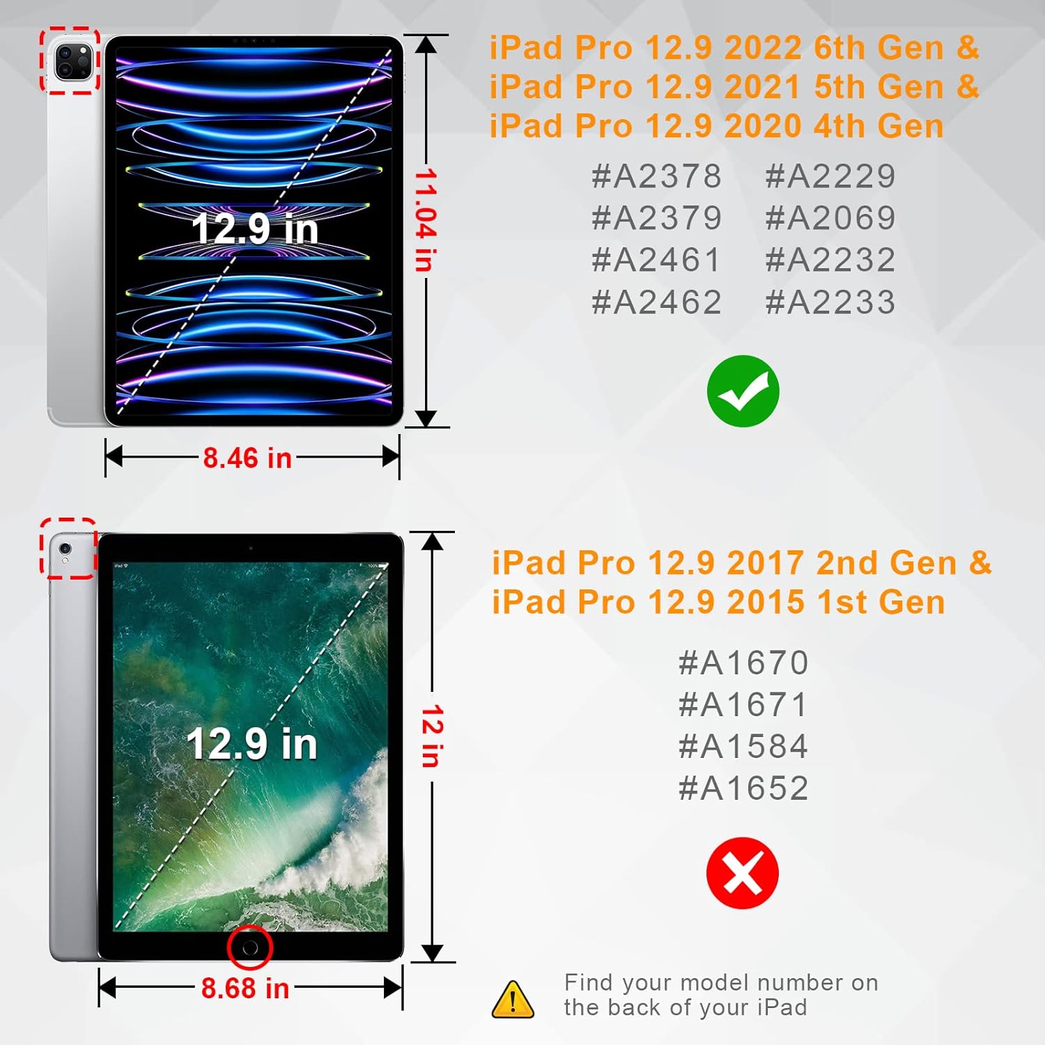 360° Rotating Case for iPad Pro 12.9" (2018–2022) – Auto Sleep/Wake Leather Cover with Pencil Holder & Multi-Angle Stand (Multi Colour)
