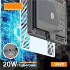 U480 LED Video Light – 5000mAh Rechargeable Camera Panel Light with 10–100% Dimmable Brightness, Adjustable 3200K–5600K Bi-Color Lighting for Photography, Videography, Live Streaming & Content Creation