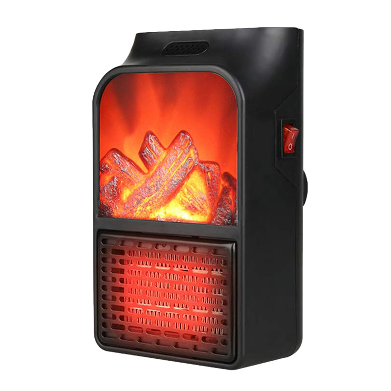 Portable Heater 500W | 220V Flame Heater with Remote Control | Efficient Home & Office Heating | Compact & Stylish Design