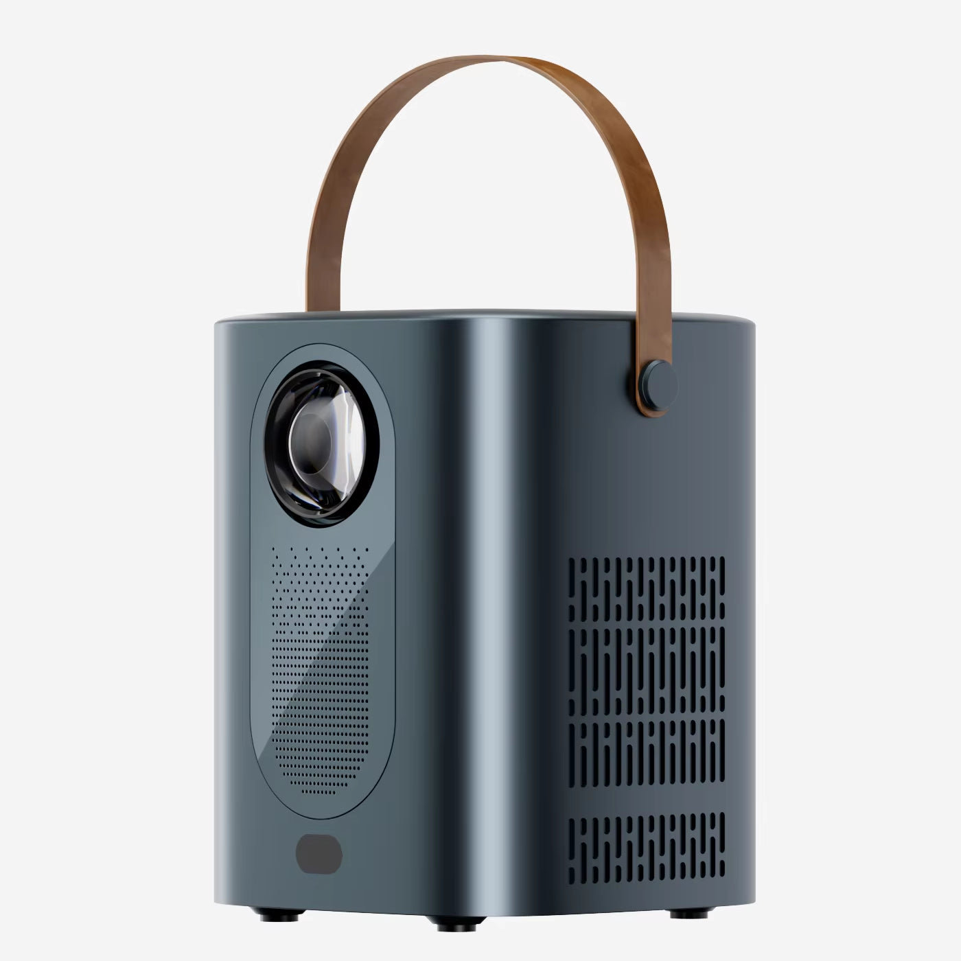 HY6 4K Smart DLP Android 9 Mini Video Projector | Portable Home Theater with Streaming Apps & Built-in Speaker | High-Definition Projection