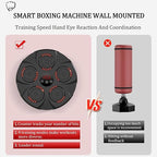 Music Boxing Machine | Smart Punching Equipment with LED Screen & Reaction Targets | Home Fitness & Fun Gift