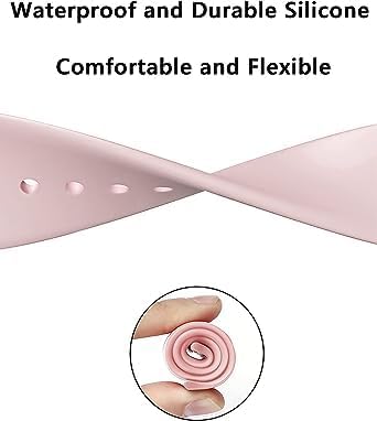 Silicone Strap Wristbands | Sport Replacement Bands for 42/44mm Series Watches