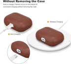 Handmade Series Sheep Leather AirPods Pro Case | Earthy Brown Shockproof Protective Skin