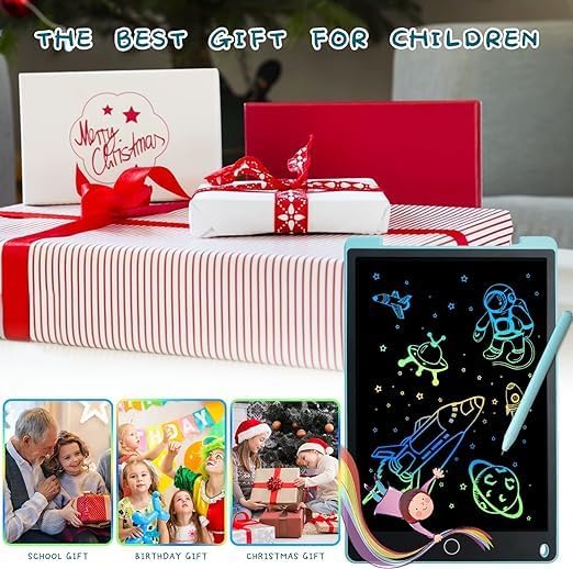 12-Inch LCD Writing Tablet | Magnetic Drawing Pad for Kids | Educational Doodle Board Toy
