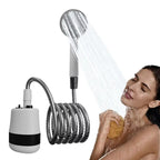 Portable Camping Shower | USB Rechargeable Electric Shower Pump with Handheld Shower Head | Perfect for Outdoor Camping, Car Washing, Gardening, Pet Cleaning & Travel