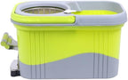 Microfiber Cleaning Flat Mop – 360° Spin Magic Easy Mop with Bucket for Multi-Surface Cleaning