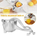 Manual Fruit Juicer | Hand-Operated Steel Handle for Fresh Orange & Lemon Juice