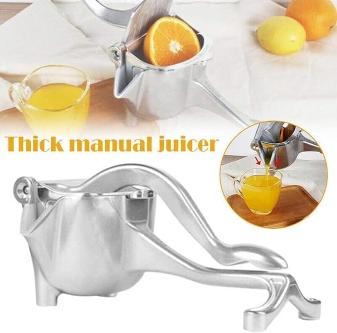 Manual Fruit Juicer | Hand-Operated Steel Handle for Fresh Orange & Lemon Juice