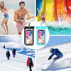 Waterproof Phone Pouch | IPX8 Waterproof Cell Phone Case | Universal Dry Bag for All Mobile Phones | Essential for Beach, Water Sports, & Outdoor Activities