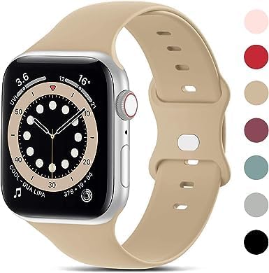 Silicone Strap Wristbands | Sport Replacement Bands for 42/44mm Series Watches