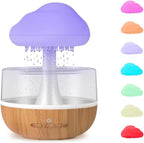 Rain Cloud Night Light Humidifier & Essential Oil Diffuser | 380ML 7-Color Aromatherapy Diffuser