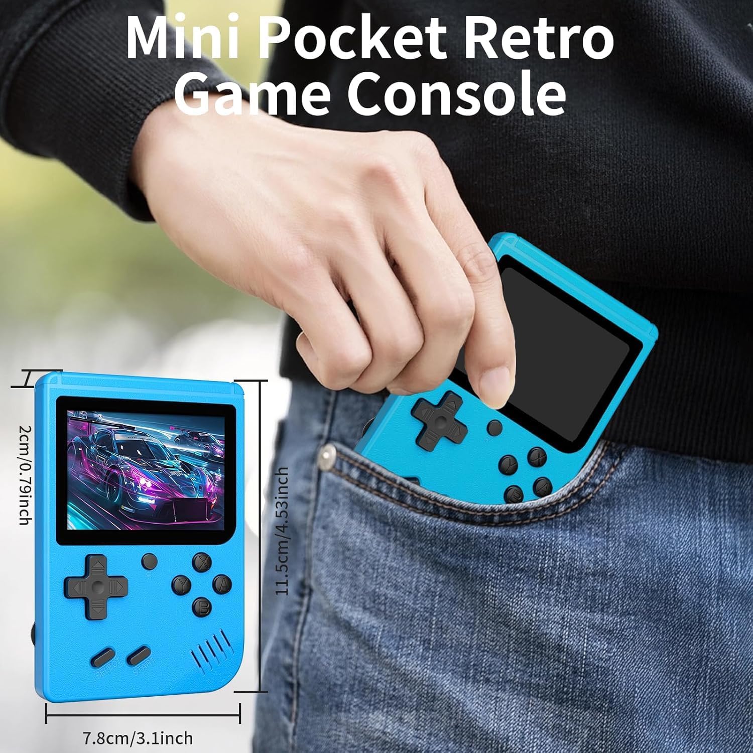 SUP Game Box Plus 400 in 1 Retro Games UPGRADED VERSION mini Portable Console Handheld Multi Color