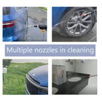 Heavy Duty Cordless Portable Battery Washer | High-Pressure Washer for Solar Panels, AC Units, Vehicles & Outdoor Equipment | Foam Kettle & Accessories Included