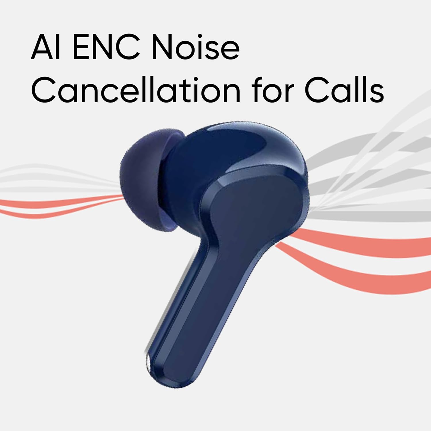 T100 Buds True Wireless Earbuds - 10mm Bass Boost, 38H Playback, AI ENC, 88ms Low Latency, IPX5 Water Resistant - Premium Sound Quality (Multi)