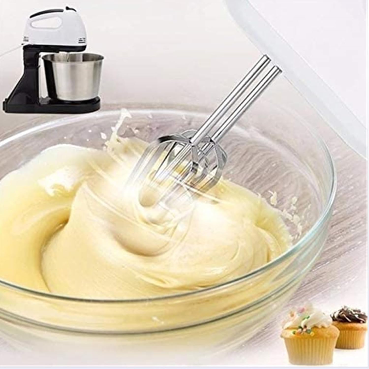 Hand Food Automatic Mixer | 7-Speed Egg Beater & Blender for Cake, Bread, & Baking