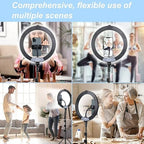 Beauty Live Light – Dimmable Selfie Ring Light & Extendable Tripod for Professional Makeup & Streaming