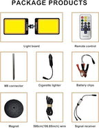 CONPEX LED Work Light | 20,000LM Dual-Head Adjustable Magnetic Light for Workshop & Camping