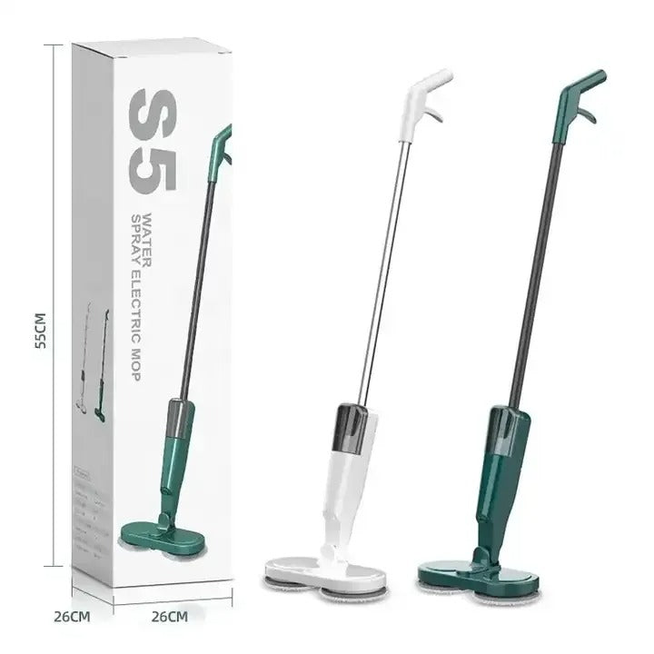 Rechargeable 360° Spin Steam Electric Mop | Built-In Water Tank | Cordless Cleaning for All Floor Types | Sanitizes & Cleans Effortlessly