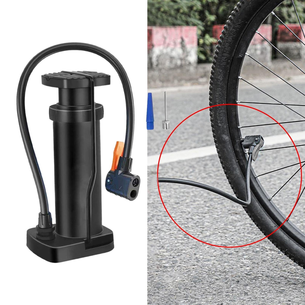 Portable Mini Foot Pump | High-Pressure Aluminum Alloy Air Inflator with Foot Pedal