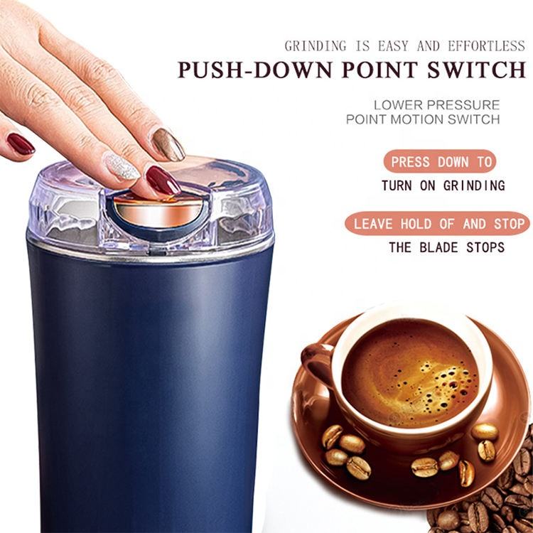 Mini Travel Coffee Grinder | Electric Mini Mill for Freshly Ground Coffee Beans | Portable, Lightweight, and USB Rechargeable | Perfect for Coffee Enthusiasts on the Go