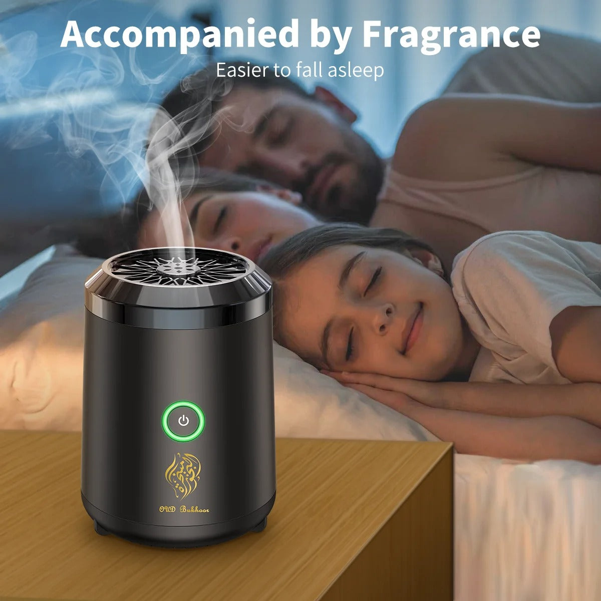 Mini Portable Incense Burner | USB Rechargeable Aroma Diffuser | Electric Arabic Bakhoor Holder for Muslim Home Decor