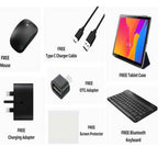 Tab 10 Pro Android Tablet – 10.1" Display, 8GB RAM, 512GB Storage, Octa-Core Processor, 8000mAh Battery, Dual Cameras for Work, Play, and Creativity