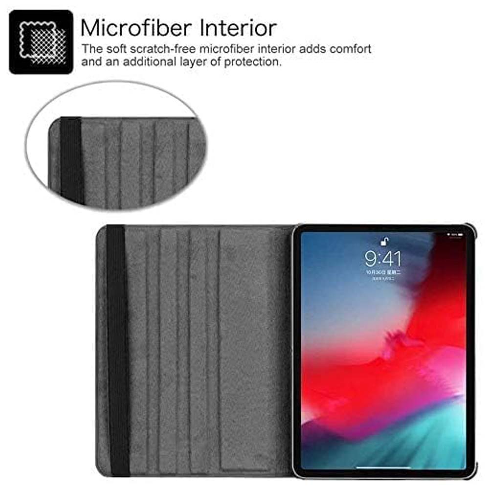 iPad Pro 13" M4 (2024) 360° Rotating Case – Premium Leather Cover with Auto Sleep/Wake, Multi-Angle Stand, and Full Protection (Multi Colour)