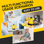 Powerful Pressurized Handheld Steam Cleaner – 9pc Multi-Surface Kit for Kitchen, Bathroom, Car, Windows, Grime Removal, Portable, Easy to Use, Eco-Friendly Cleaning