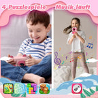 Kids Instant Camera - 1080P Digital Camera with Printing Paper, Fun & Educational Toy for Ages 3-12 (No Card Included) - Pink