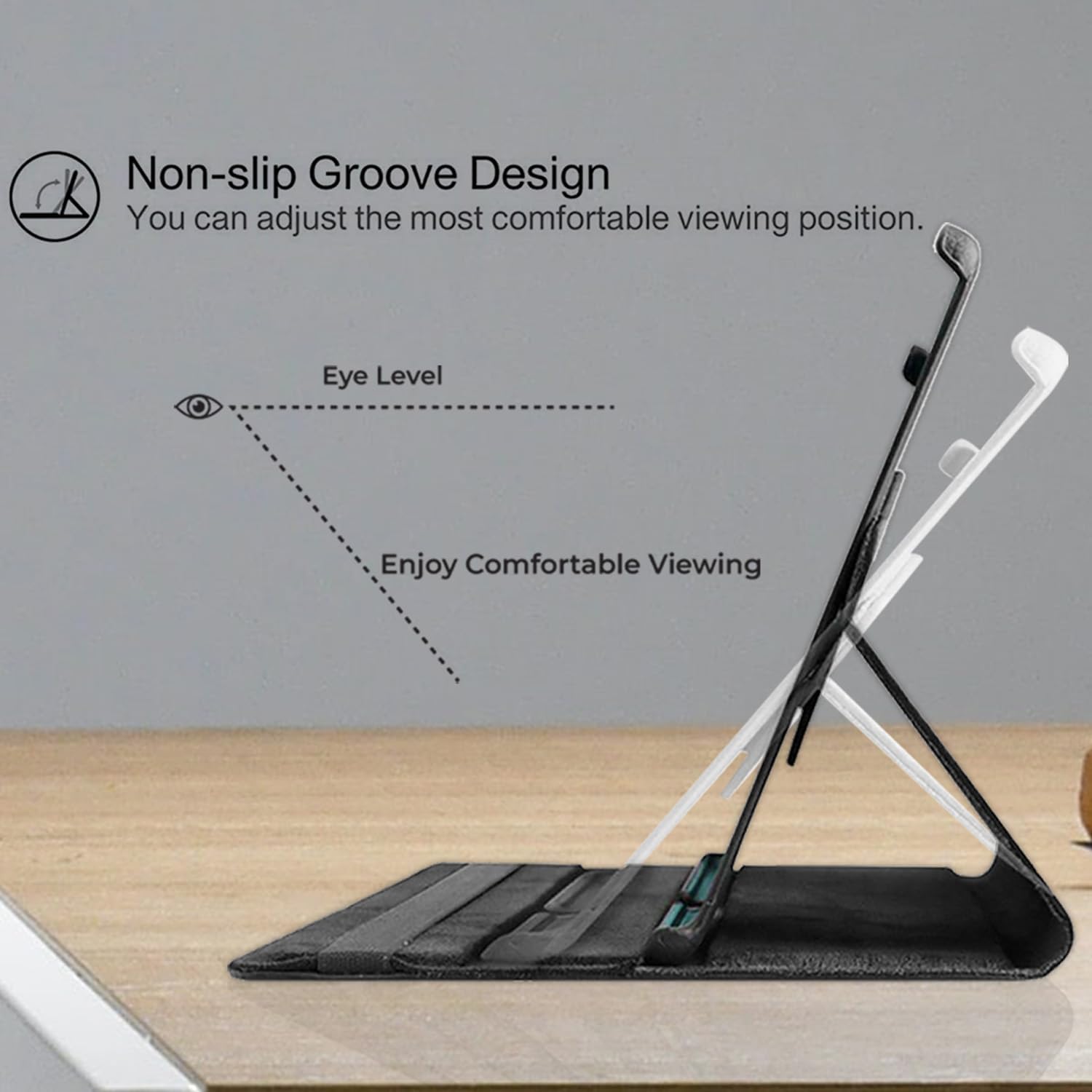 iPad Pro 11" (2024 M4) Case – 360° Rotating Smart Folio with Auto Sleep/Wake, Multi-Angle Stand & Full Protection (Multi Colour)