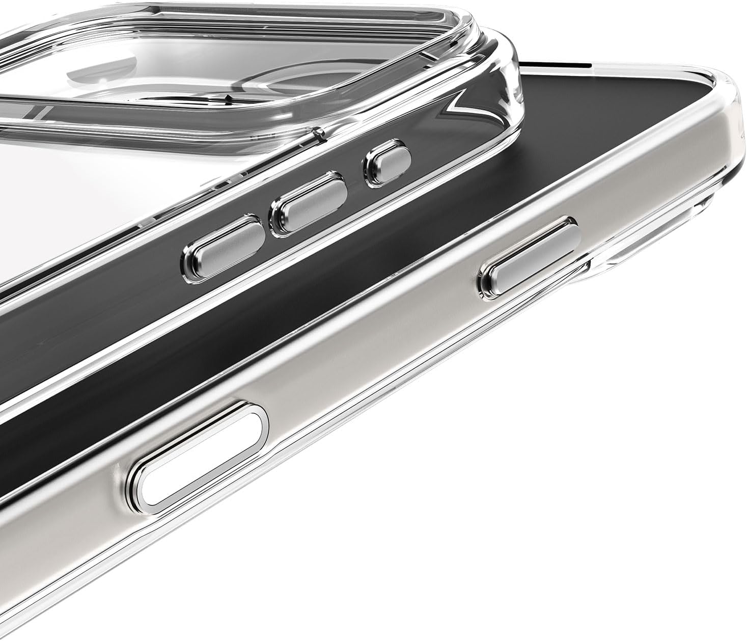 Magnetic Clear Case for iPhone 17 Pro Max (2025) | MagSafe Compatible, Anti-Yellowing Transparent Hard Back