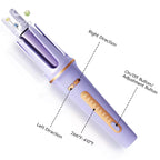 2-in-1 Electric Hair Styler – Rotating Curling Iron & Straightener Brush with Negative Ion Technology for Smooth, Shiny Hair (Multicolor Styling Tool)