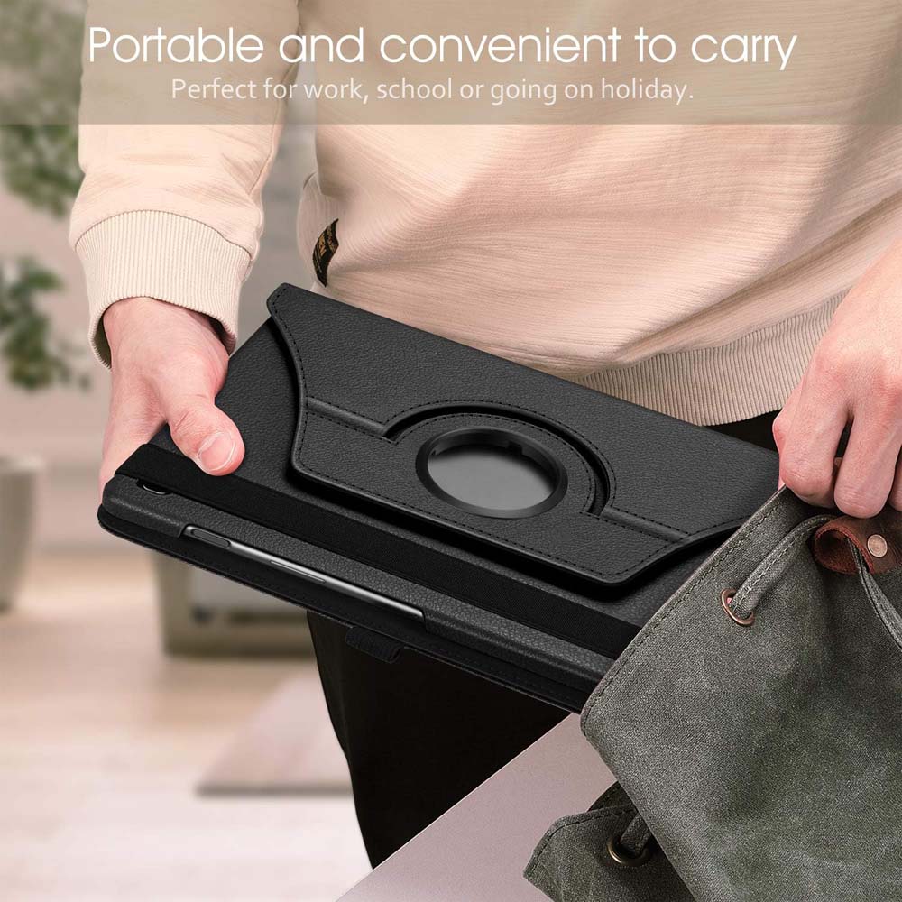 360° Swivel PU Leather Case for Galaxy Tab S5e 10.5" – Auto Sleep/Wake Cover Compatible with SM-T720/T725/T727 (Multi-Angle Stand)