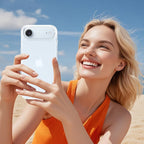 Crystal Clear Case for iPhone 17 Air 6.5" (2025) | Anti-Yellowing Hard Back, Slim Shockproof Bumper, Wireless Charging Compatible Transparent Protective Phone Cover