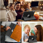 360° Rotating Case for iPad Air 1 & 2 / 9.7" – Auto Sleep/Wake Stand Cover with Multi-Angle Viewing (Multi Colour)