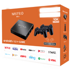 M8 Pro Mini Game TV Box – 64GB HD Retro Console & Android 12 Dual System with Wireless Gamepad