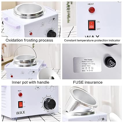 Professional Single Hair Wax Warmer | Electric Wax Heater Machine for Salon & Home Use | Adjustable Temperature Control