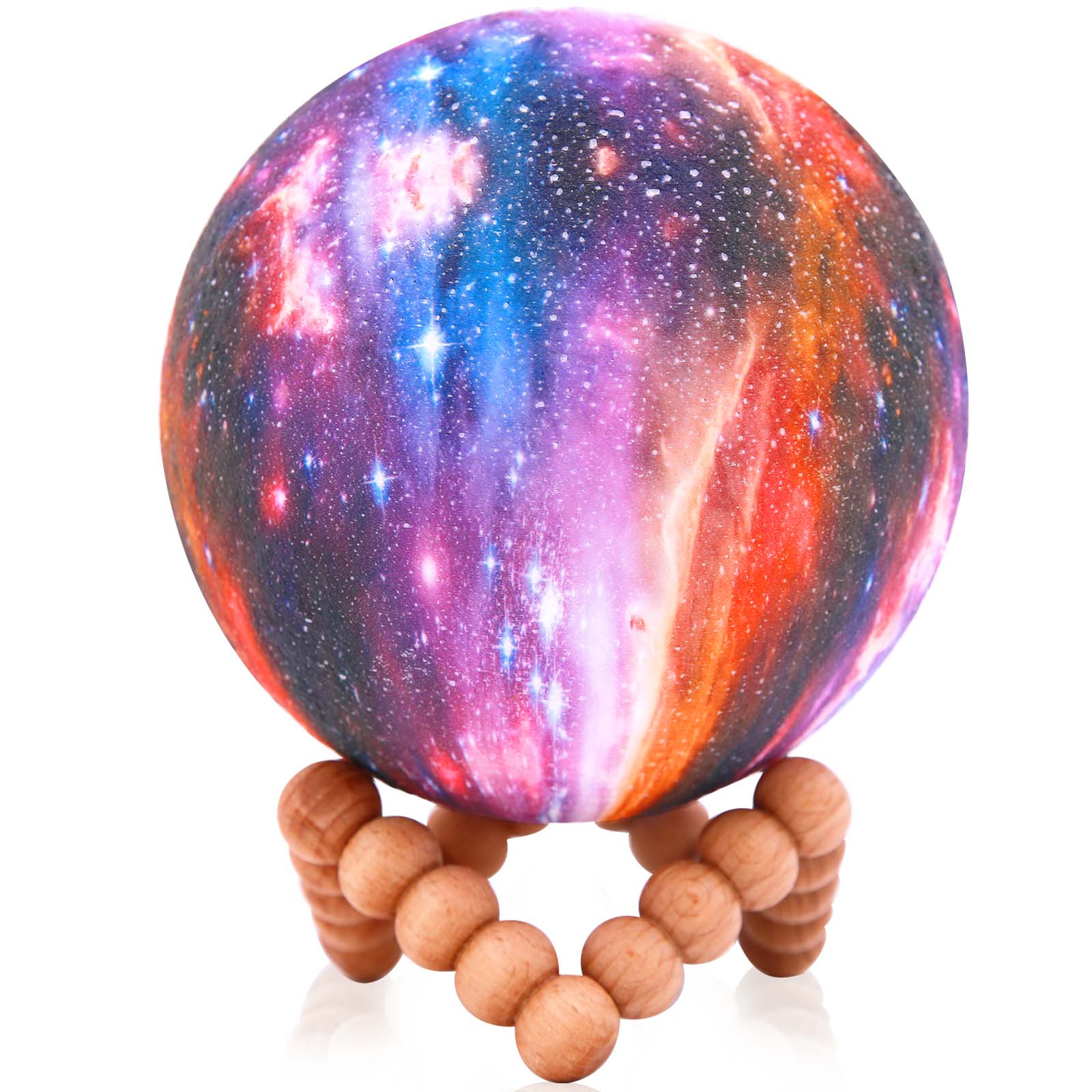 Space Moon Star Light LED | Customizable 8-20CM 3D Moon Lamp | Night Light for Kids & Room Decor | Colorful LED Modern Lighting for Children’s Rooms