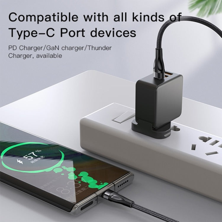 CA110 4-in-1 Type-C Data Cable | Multi-Device Charging with 2 Type-C & 2 Lightning Connectors | Durable & Fast Charging | Versatile Cable for Smartphones, Tablets & More