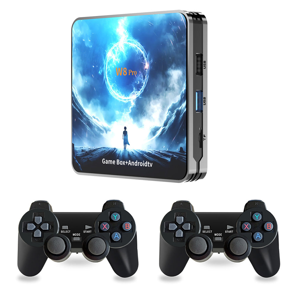W8 PRO Android TV Game Dual System | Android 14.0 TV Box with 30,000 Games | Ultimate Entertainment Hub