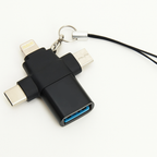 3-in-1 OTG Adapter – USB 3.0 High-Speed Hub with SD/TF Card Reader & Charging Port | Universal Connector for Smartphones, Tablets, Laptops & More