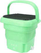 Portable Washing Machine | Mini Foldable Washer & Dryer Combo with Soft Spin Dry