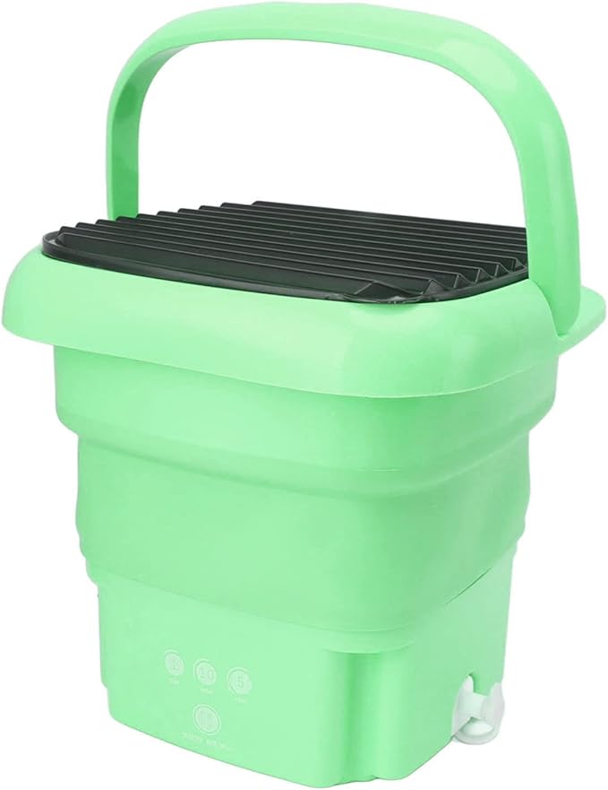 Portable Washing Machine | Mini Foldable Washer & Dryer Combo with Soft Spin Dry