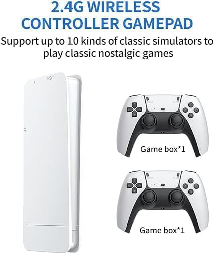 Retro Game Stick M15 | 64GB TV Gaming Console with 20,000+ Games | 4K HDMI-Compatible