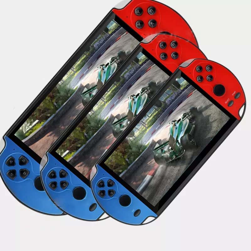 Retro Handheld Game Console | 7-Inch MP5 Video Game Player with 12 Emulators & 10,000 Games | Portable Classic Gaming Handheld