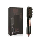 Professional 3-in-1 Hair Styling Brush | Hair Dryer, Straightener & Volumizer with Ionic Technology | Multiple Heat Settings for All Hair Types